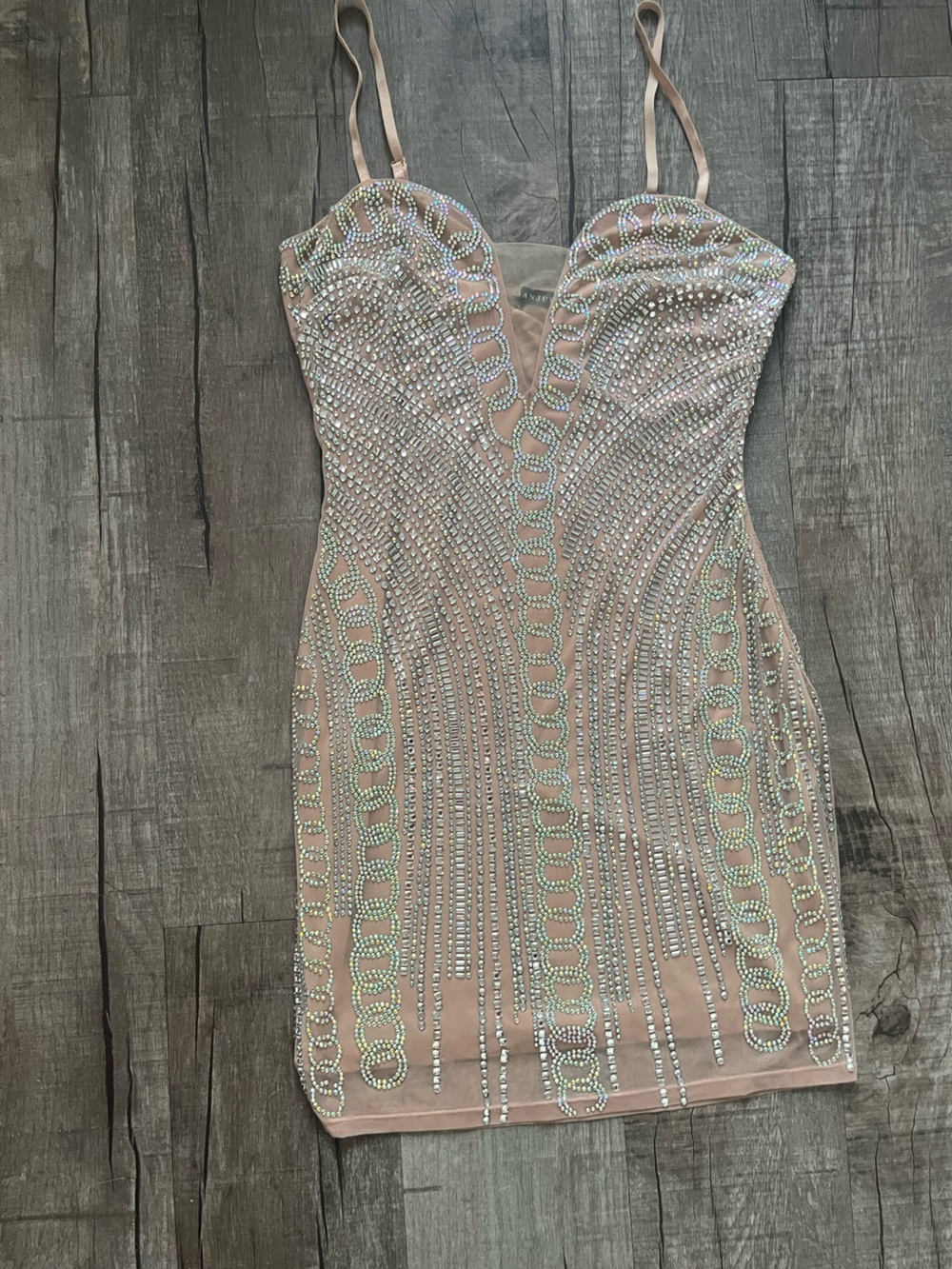Sparkling Rhinestone Dress